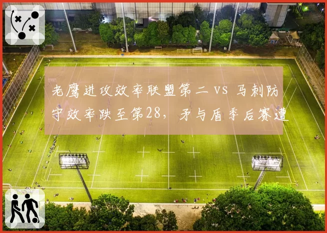老鹰进攻效率联盟第二 vs 马刺防守效率跌至第28，矛与盾季后赛遭遇战